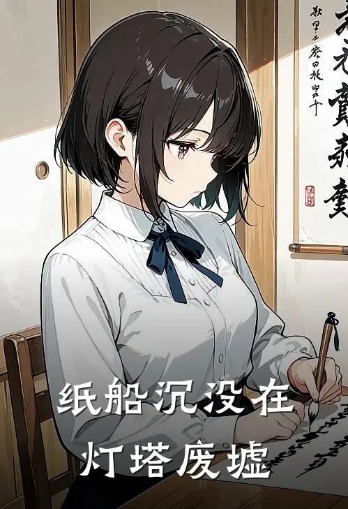 纸船沉没在灯塔废墟