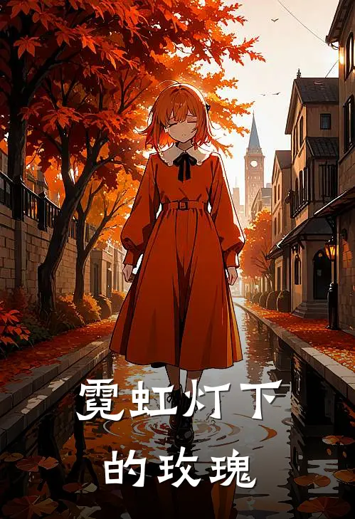 霓虹灯下的玫瑰